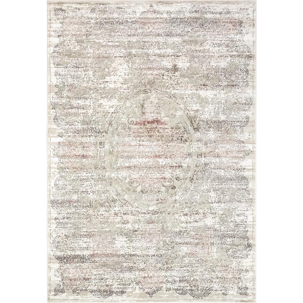 Dynamic Rugs 98205 Chateau 2 Ft. 2 In. X 7 Ft. 7 In. Rectangle Rug in Beige / Blush